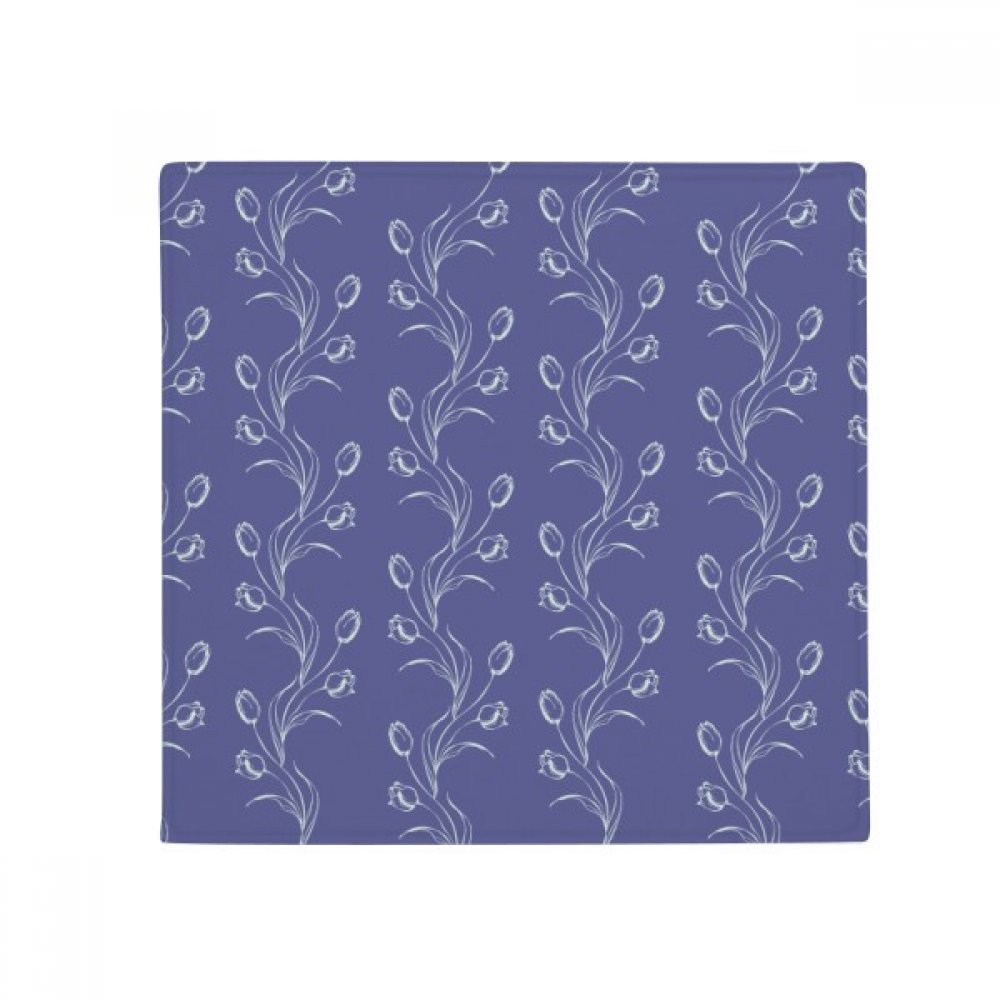 Tapis tulipe fleur blanche pet mat 50x50cm une idée cadeau déco pour la maison