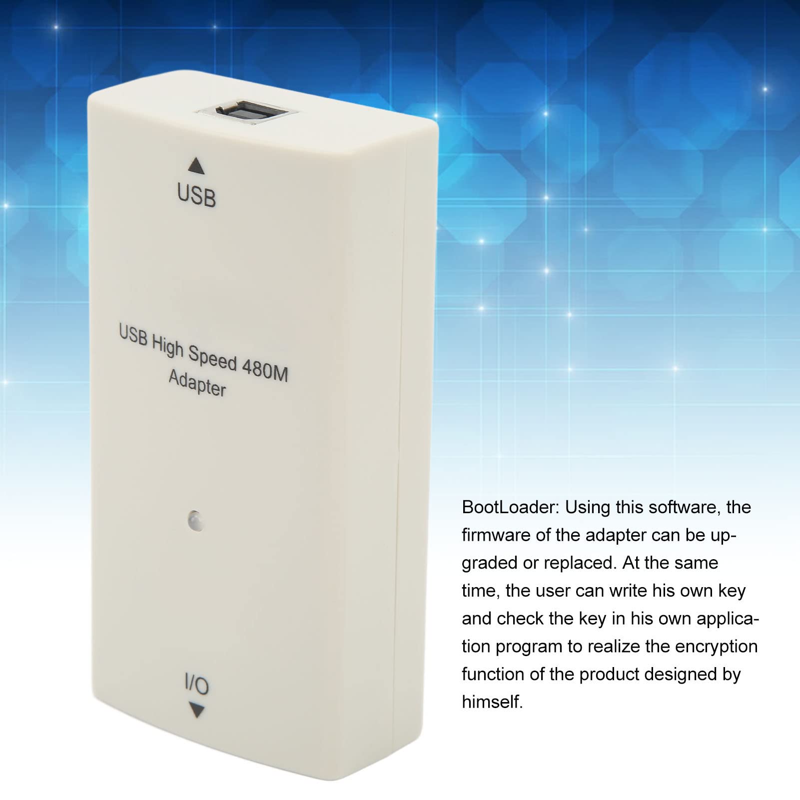 Adattatore USB a I2C Modulo convertitore bidirezionale universale per sistemi Linux Android Materiale ABS con clip di prova per cavi di salto cavo USB