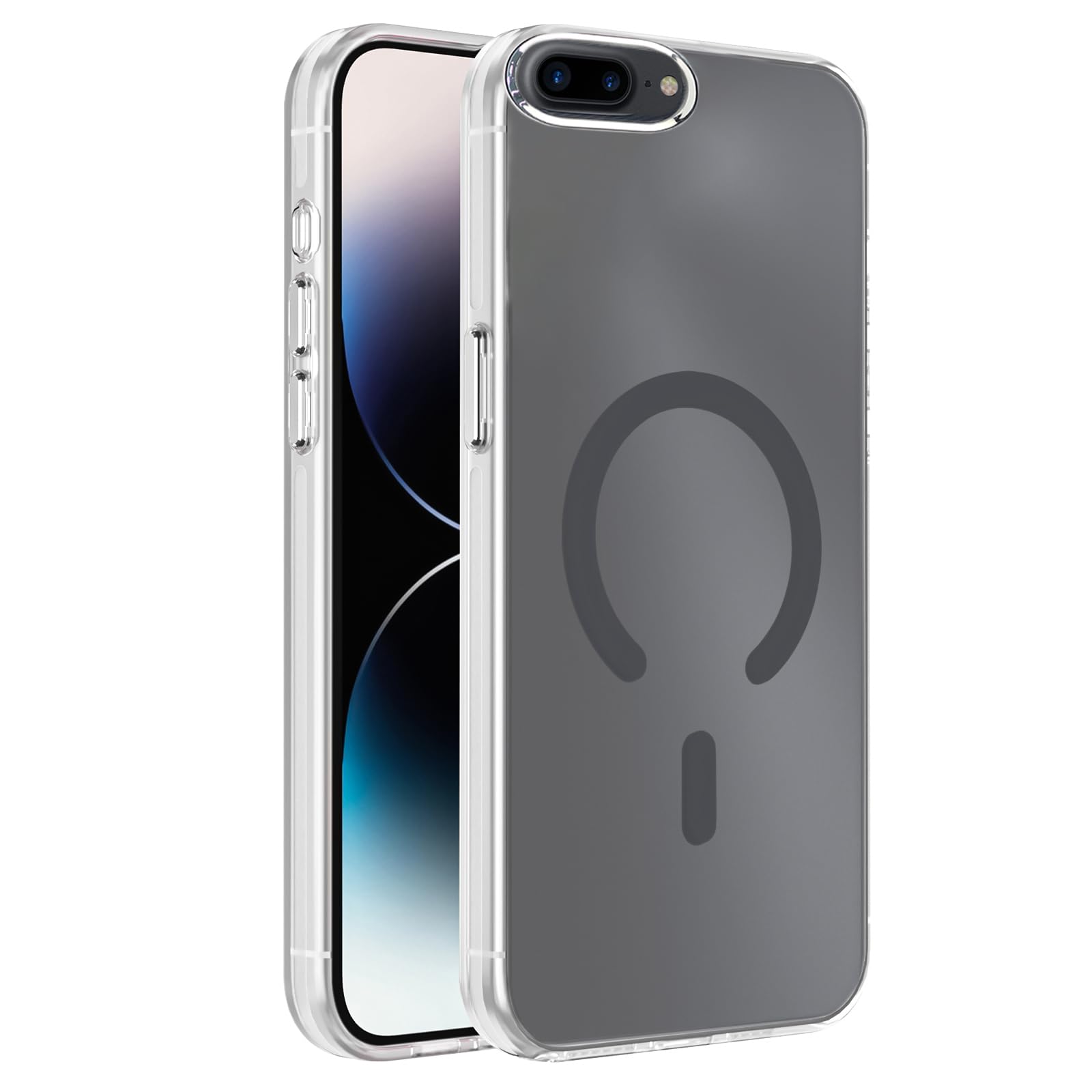 Dl3 Mobilak Case For iPhone 7 Plus/iPhone 8 Plus Case Crystal Clear [Not Compatible with MagSafe] Soft TPU Gel Case Flexible Silicone Anti-Scratch Transparent TPU Cover