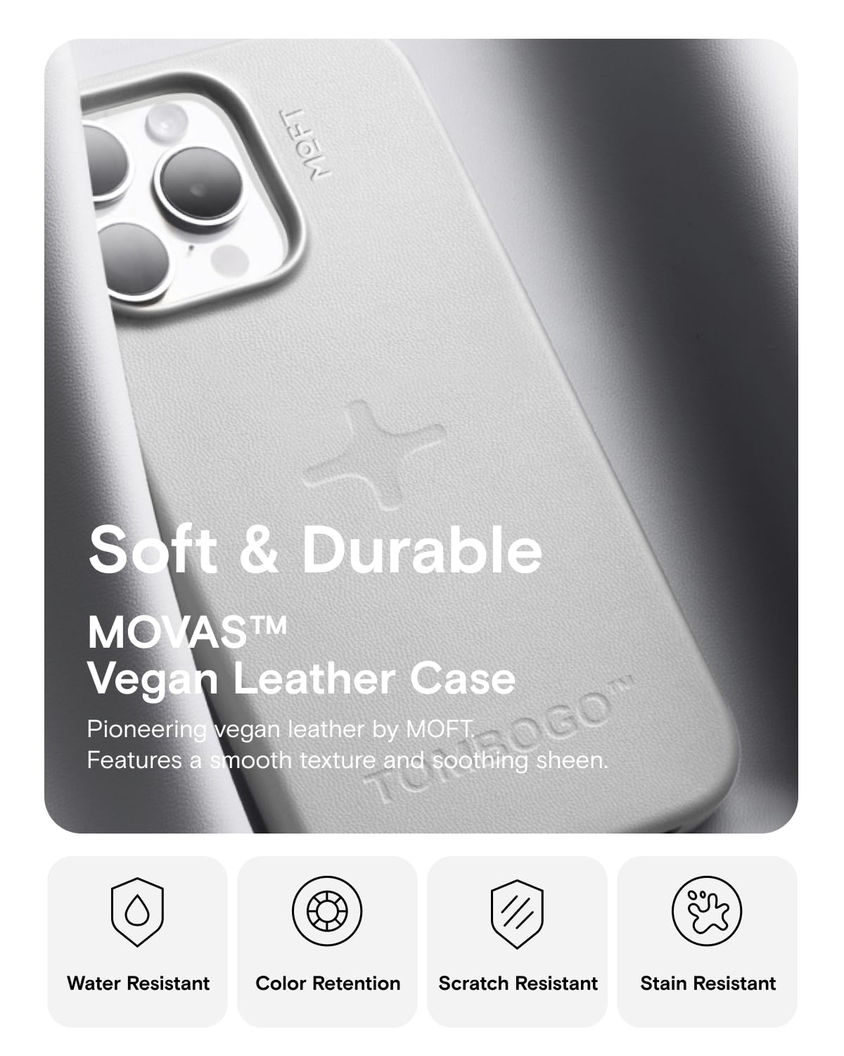 Amazon.com: MOFT X TOMBOGO Snap Case MOVAS for iPhone 15 Pro