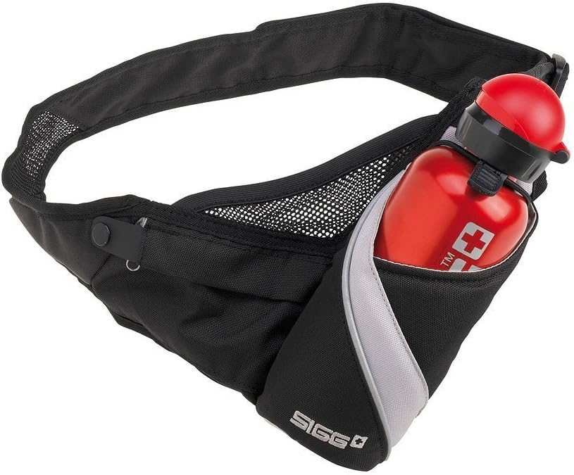 Sigg Water Bottle Jogging Pouch (0.4, 0.6 and 0.75-Liter Bottles, Black)