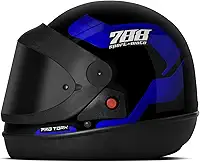 CAPACETE FECHADO PRO TORK SPORT MOTO 788 AZUL TAM. 60 VIS. FUMÊ