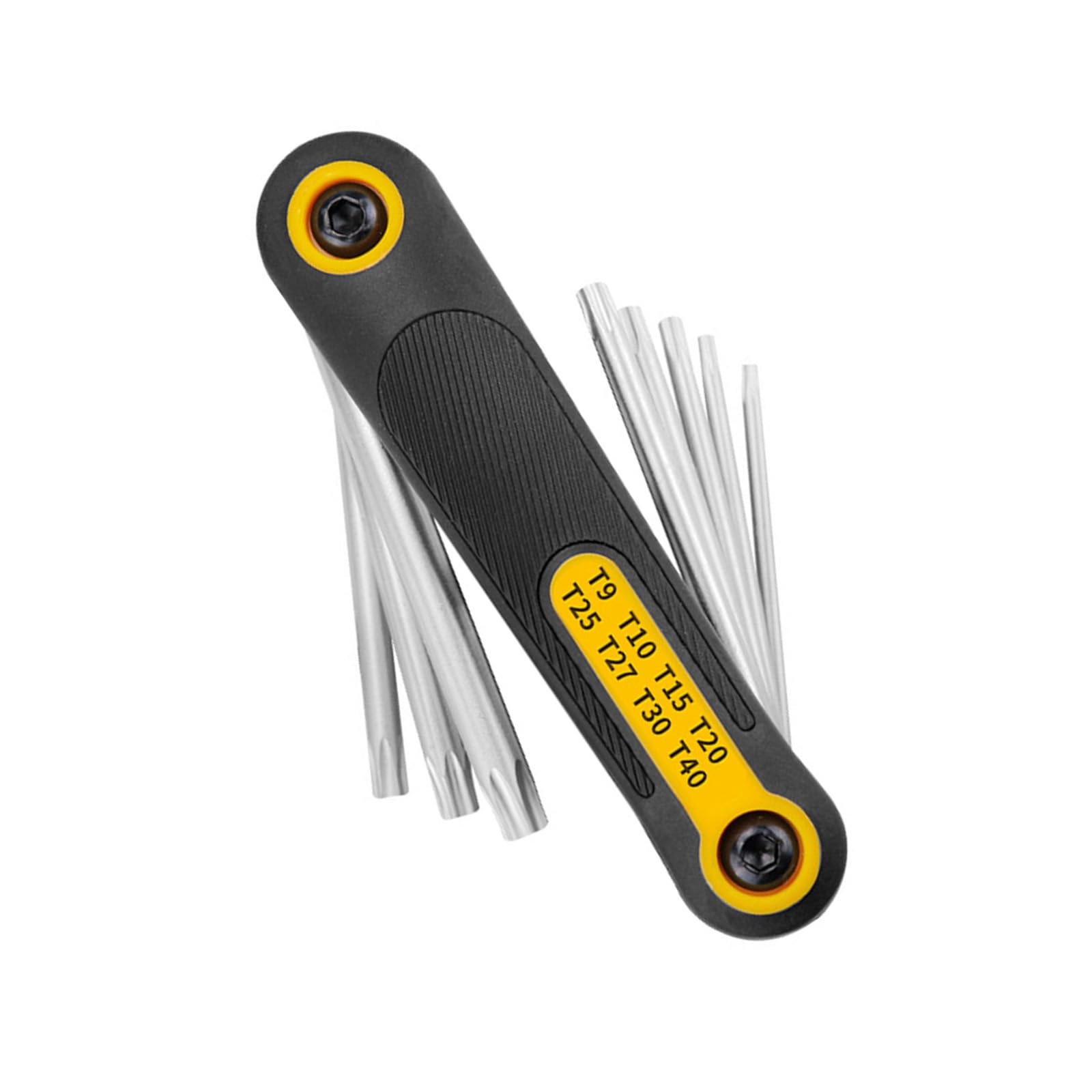 Tsophreniq Rt8b 8Pieces / Set Folding Hexagon Set Star Wrench For Bicycles Motorcycles And Home Repairs And Professional Maintenance Multiuse Star Wrench