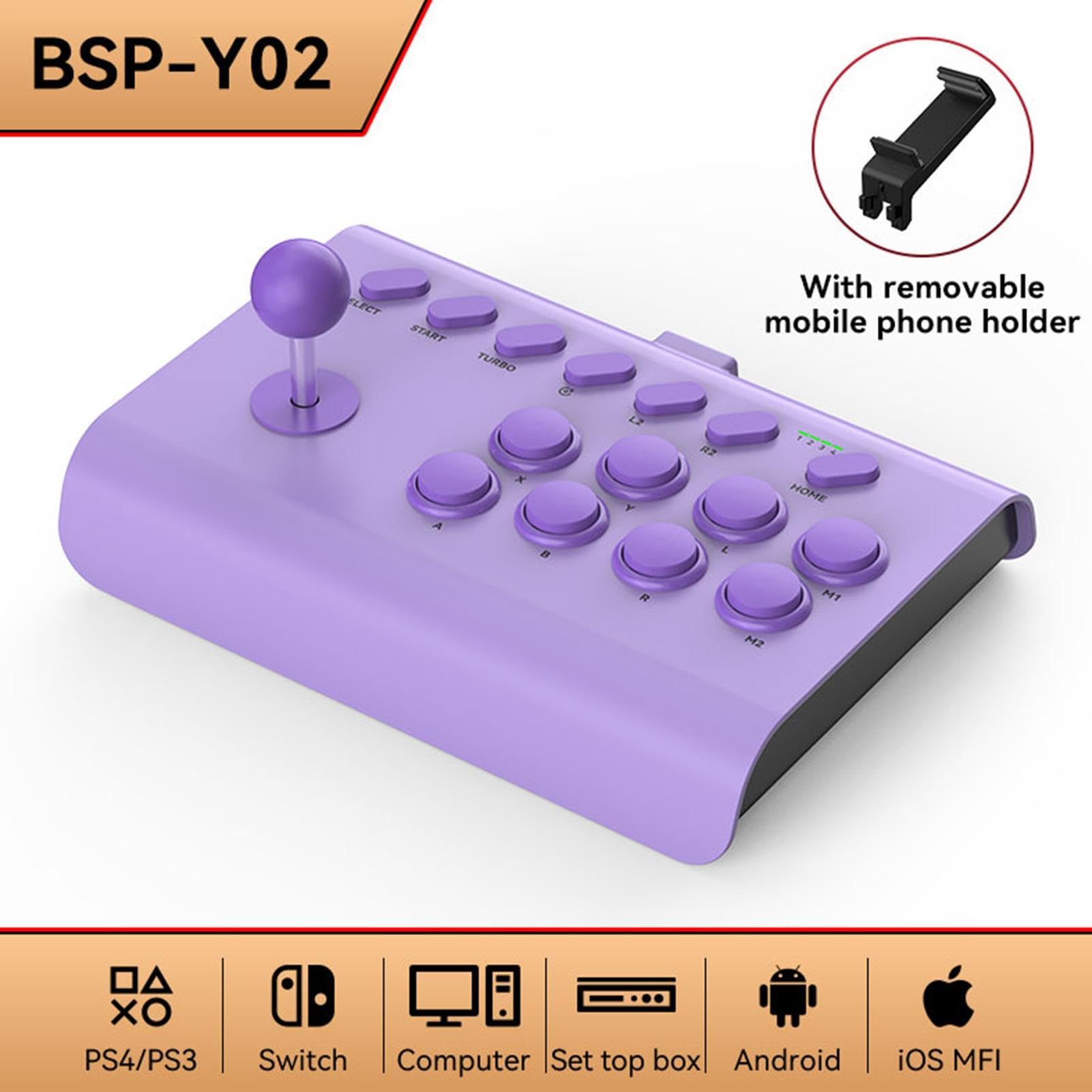 Joystick de Combate Arcade Universal - Gamepad con Turbo/Macro para PC | Arcade para Juegos de Lucha, , Mortals Kombat, Teken, Experiencia de Juego