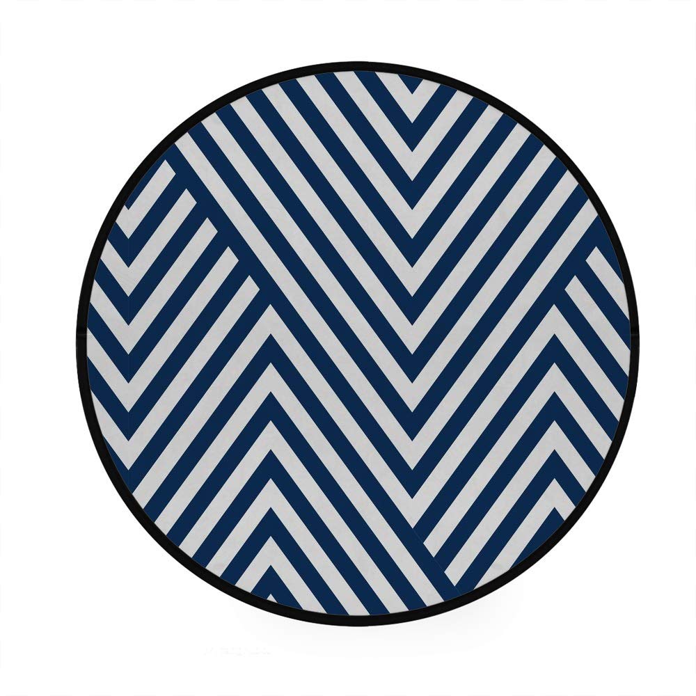 Tapis antidérapant rond pour sécuriser et réchauffer les sols froids de la maison