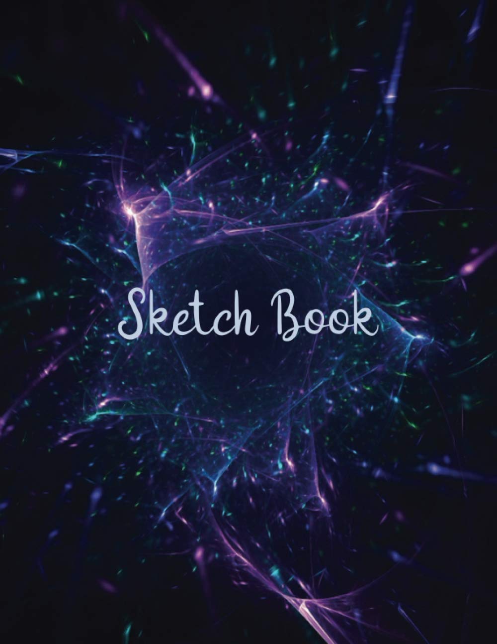 Sketch Book: Purple Color Abstract Themed Sketch Book for Drawing, Sketching, Doodling & Writing for Adults, Girls, Teens & Kids