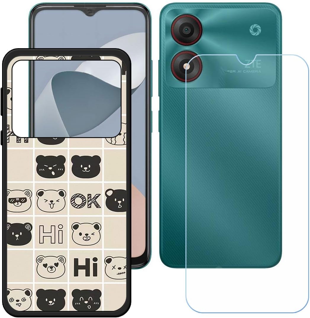 ILING Coque Pour ZTE Blade A34 / ZTE Blade A54, Antichoc