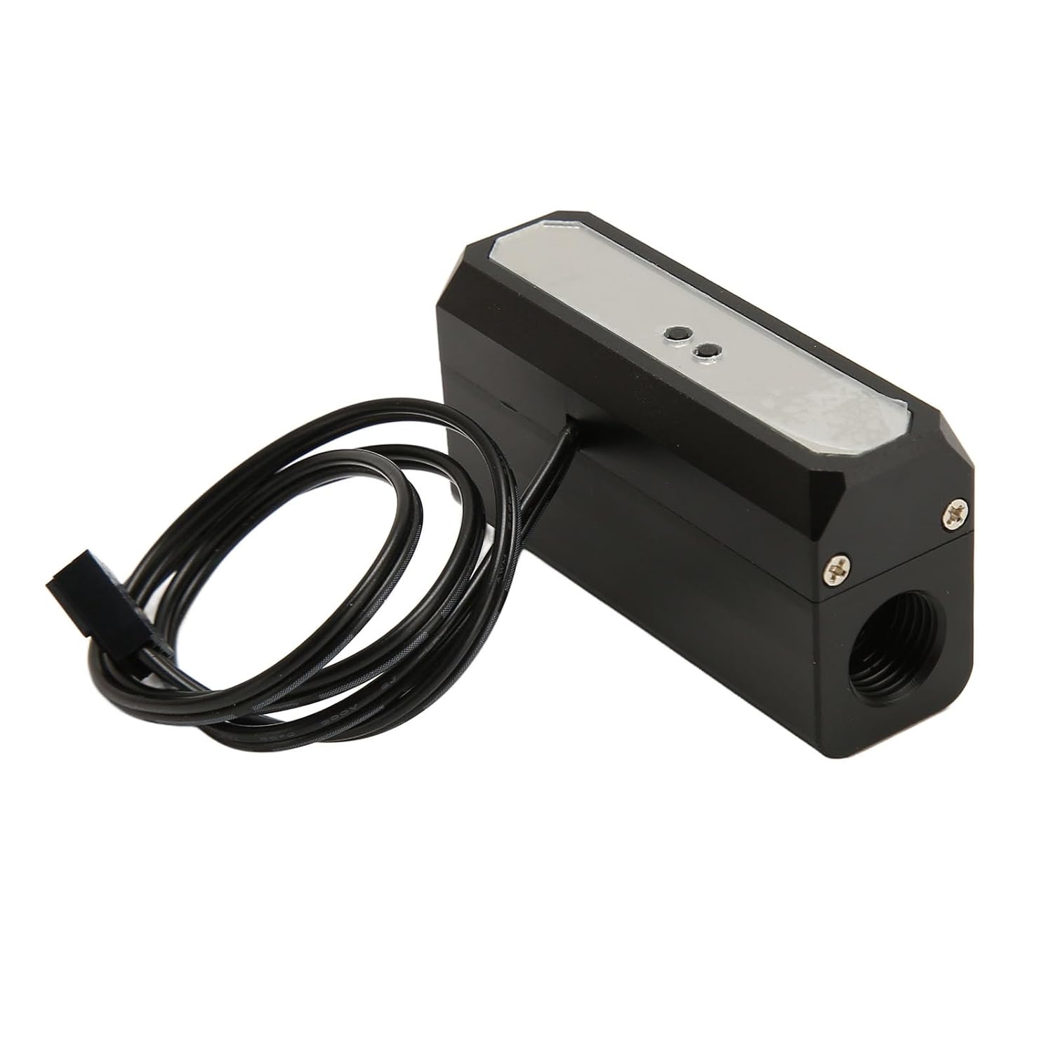 Semme G1/4in Temperature Sensor Meter with Customizable Alarm and Accurate Display for PC Cooling System (Black)