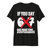 Anti 67 Meme Six Seven 6 7 Brainrot Z Gen Alpha Gen Trendy Premium Tri-Blend T-Shirt