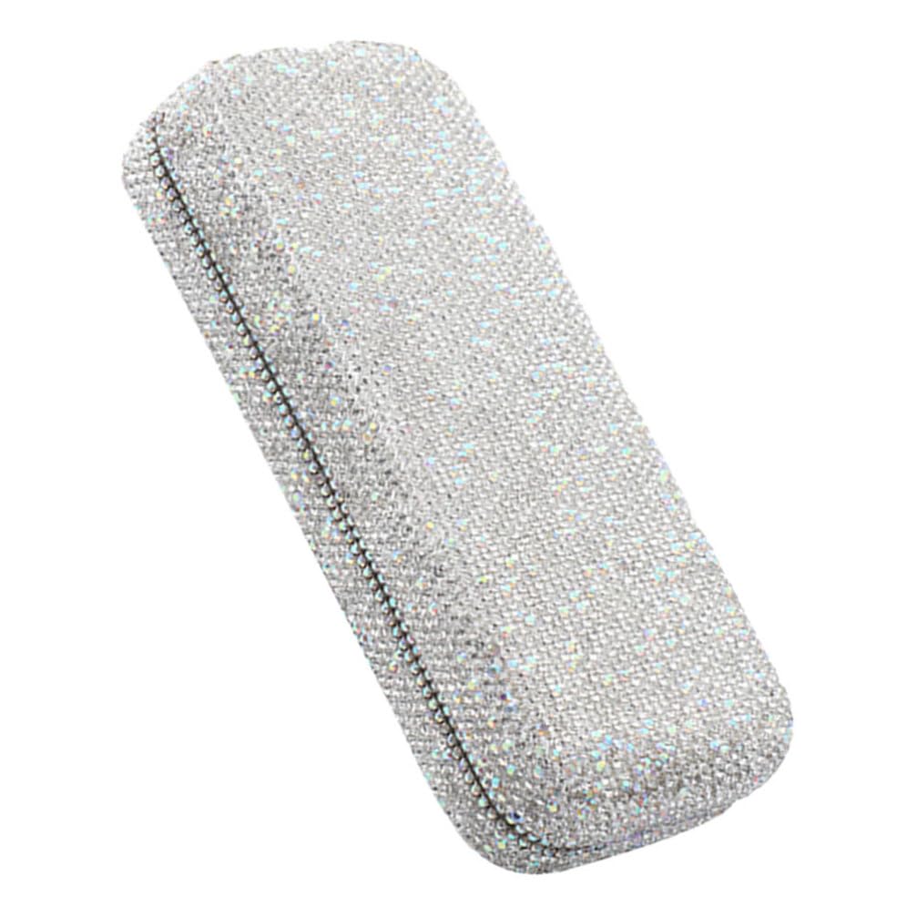 OUNONA 4 Szt. Samochodowe Etui Na Okulary Podróżne Etui Na Okulary Rhinestone Uchwyt Na Okulary