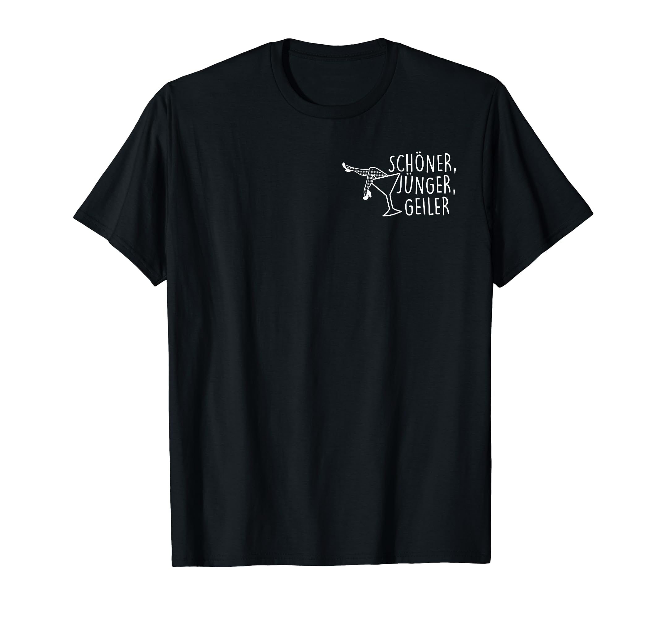 SCHÖNER JÜNGER GEILER I Party Alkohol Saufen FunSCHÖNER JÜNGER GEILER I Party Alcohol Drinking Wine Beer Fun T-Shirt