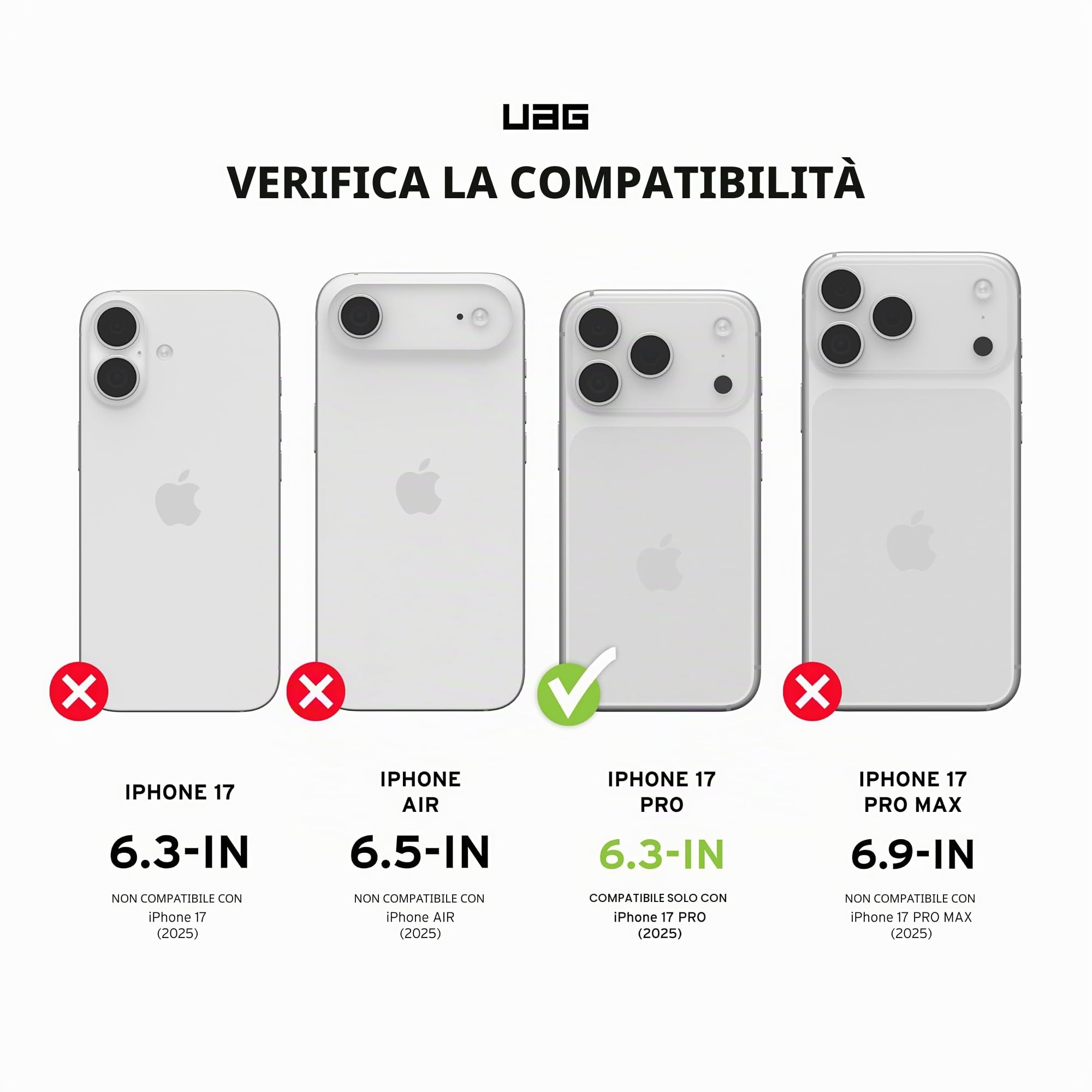 Urban Armor Gear Monarch Pro Custodia iPhone 17 Pro