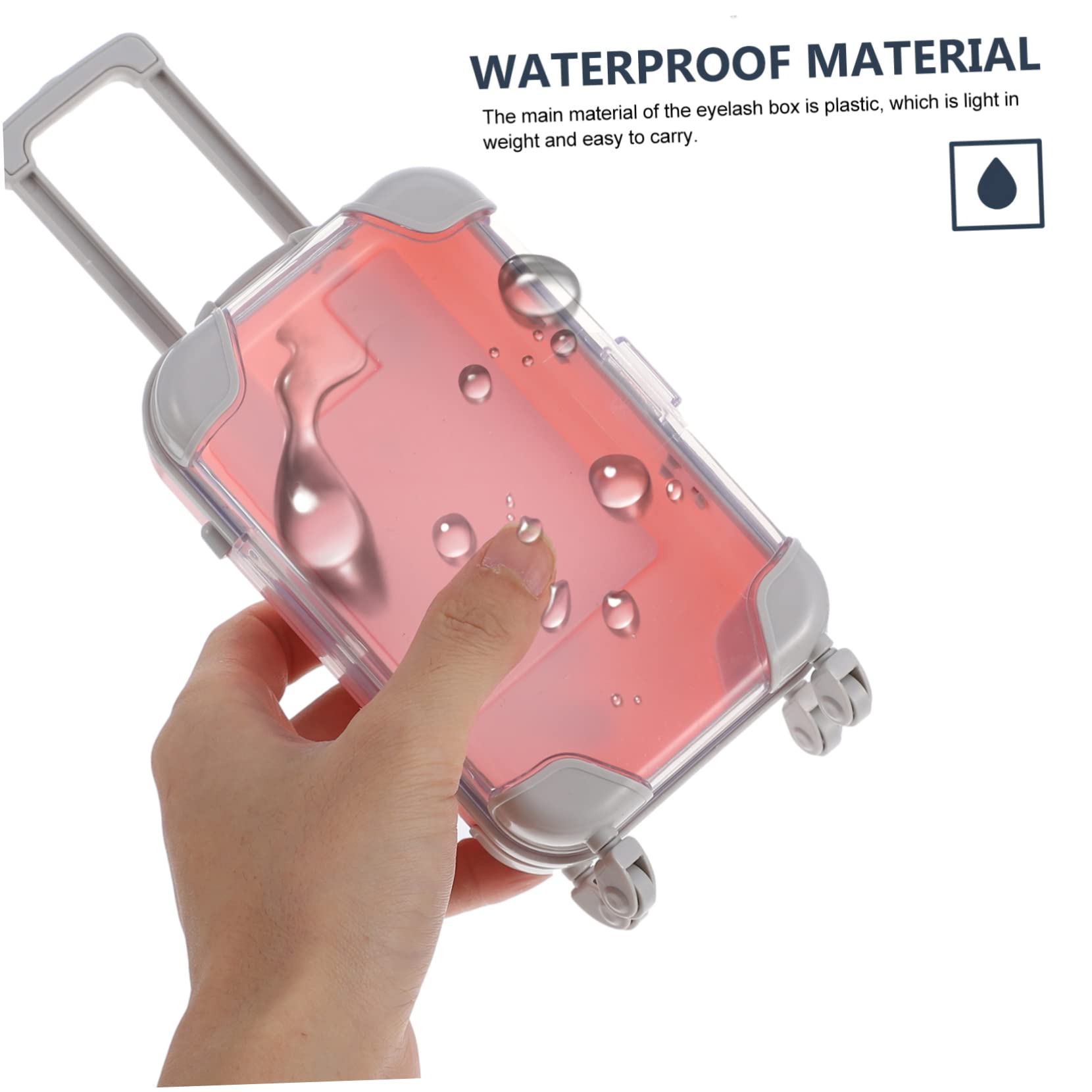 BELLIFFY False Eyelash Organizer Locking Eyelash Case Travel Size Lash Storage Easy to Use