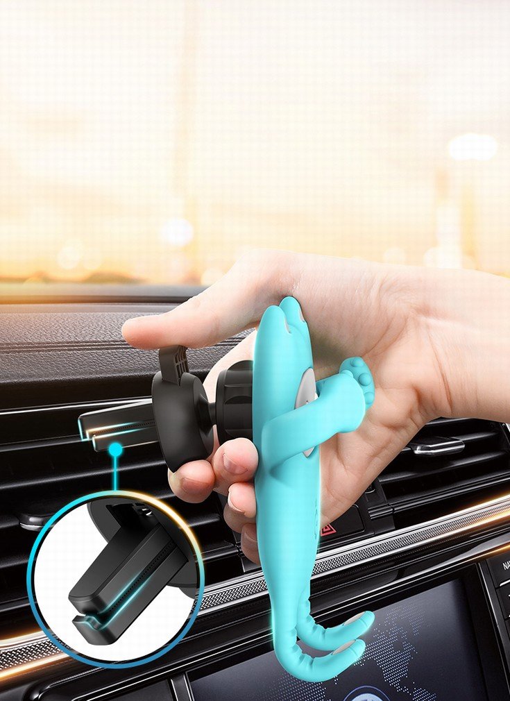 GZZ Sostenedor del Teléfono del Coche Clip de Coche Tipo de Salida de Aire Universal Vehículo Utilitario Marco de Apoyo de Navegación