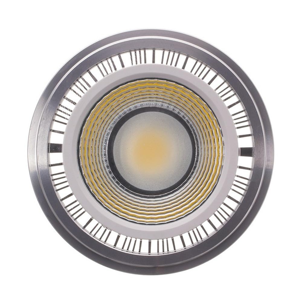 HongHeFu Paquete de 5 focos LED COB ES111 de 9 W GU10/G53 CA 85-265 V Lámparas LED COB AR111(Natural white,G53 9W)