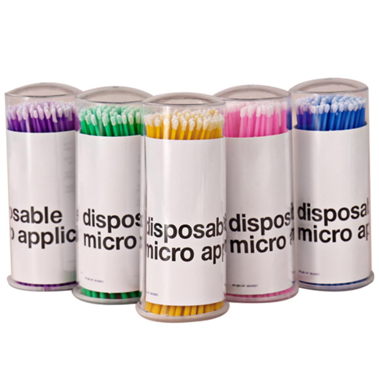 CALLARON Eyelash Extension Remover Kit Micro Brush Set Disposable Swabs for Women