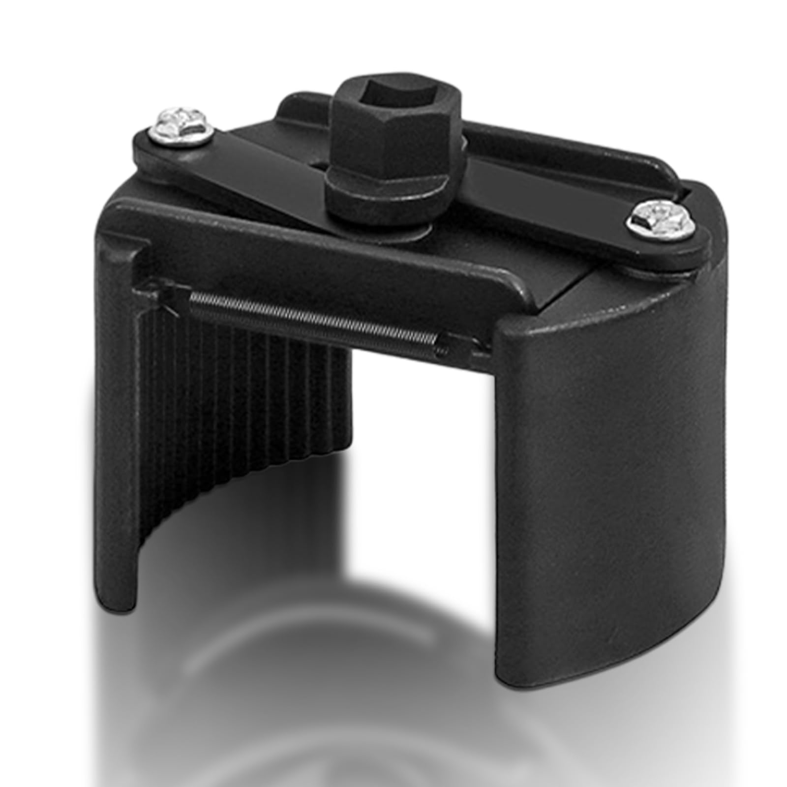 GBKDQQ Llave de filtro de aceite ajustable: 80 – 105 mm, llave de filtro de aceite universal, antideslizante, dos garras, herramienta de filtro de aceite, alicates para reparación de coches y
