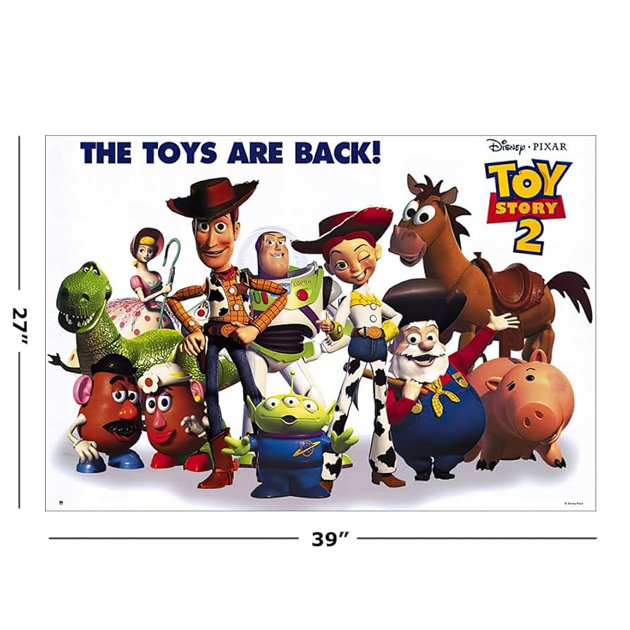 Amazon.com: Toy Story 2 - Disney/Pixar Movie Poster (The