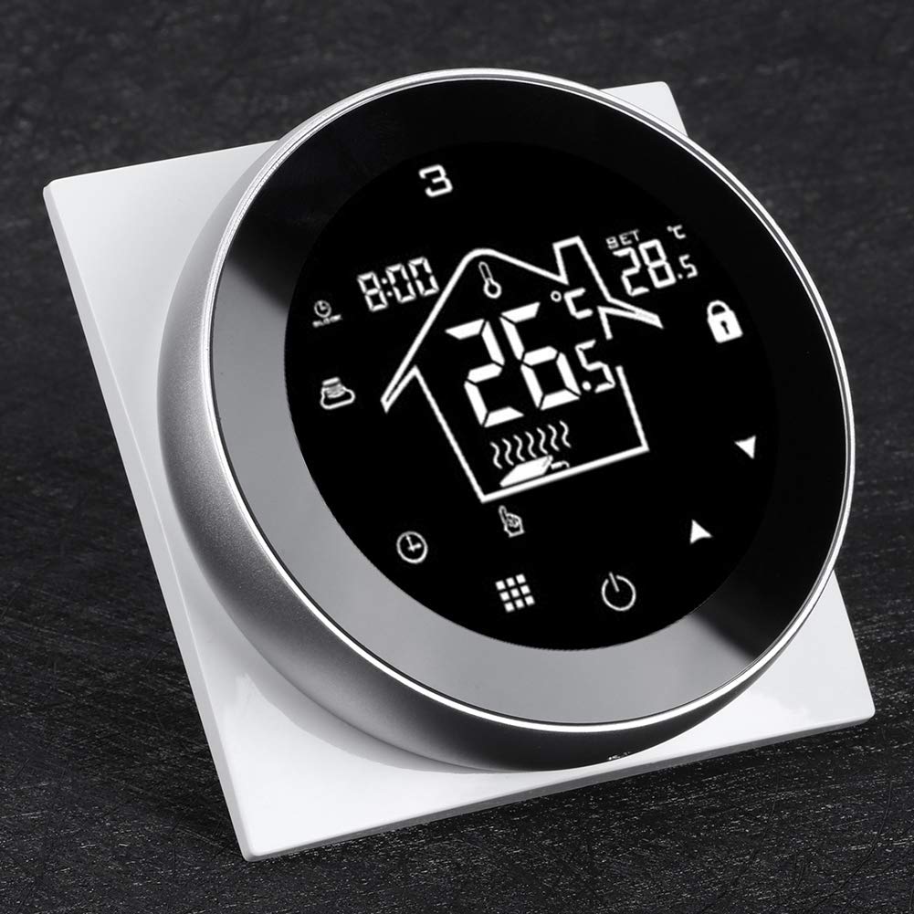 Hyuduo Termostato Termostato Touch da Parete AC90 240V per Riscaldamento a Pavimento per Uso Domestico Controllo Intelligente del Riscaldamento con Funzionamento Affidabile