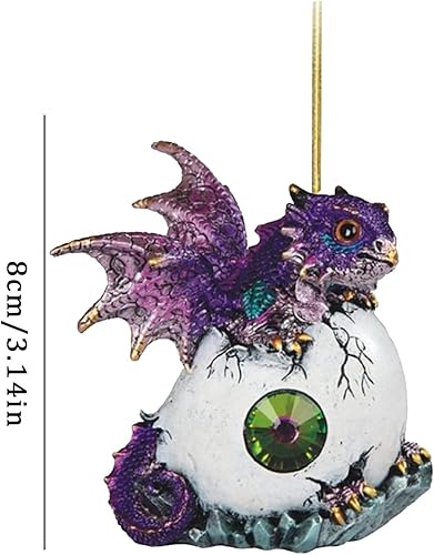 Miniatura 4 de Adornos de Navidad Alexi lindo dragón bebé encanto 2024 Año Nuevo árbol de Navidad colgante decoración temática interior árbol de Navidad, casa de