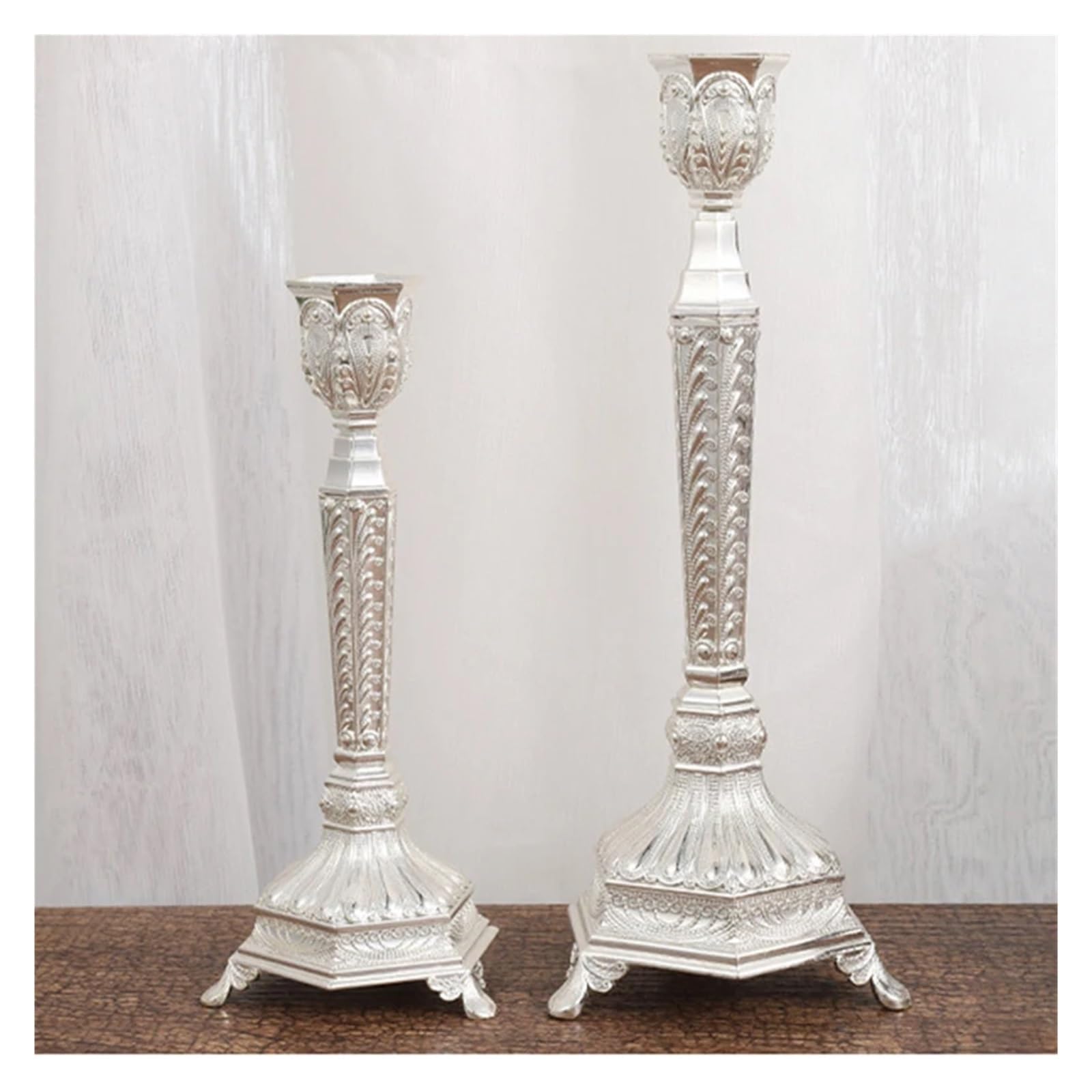 Candelabro Elegante candeliere Romantico Matrimonio Festa a lume di Candela Bastone portacandele centrotavola for la Decorazione della tavola di casa(Gold Big)