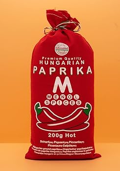 Menol Spices Authentic Hungarian Smoked Paprika Powder (Smoked Sweet