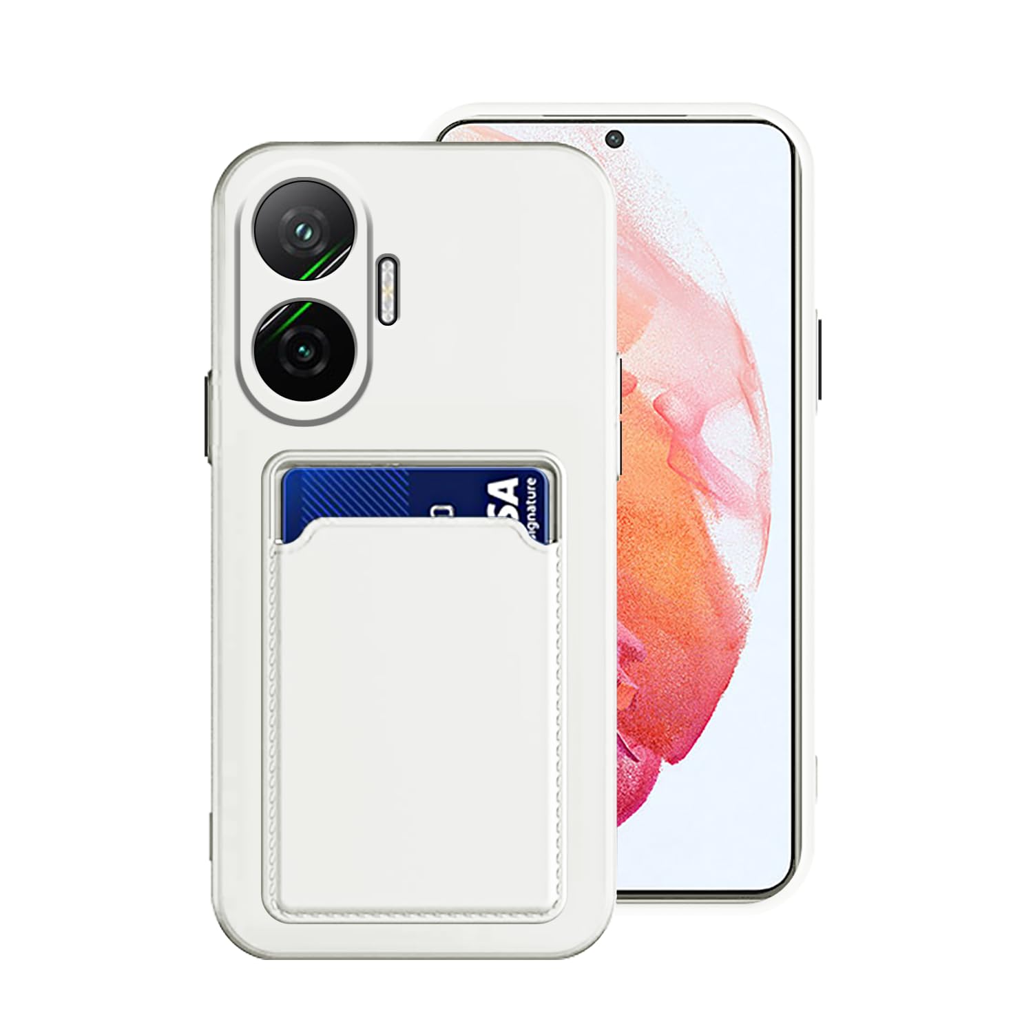 Amazon.com: Hlgcokro for Poco F7 Case with Card Holder Slot, Phone