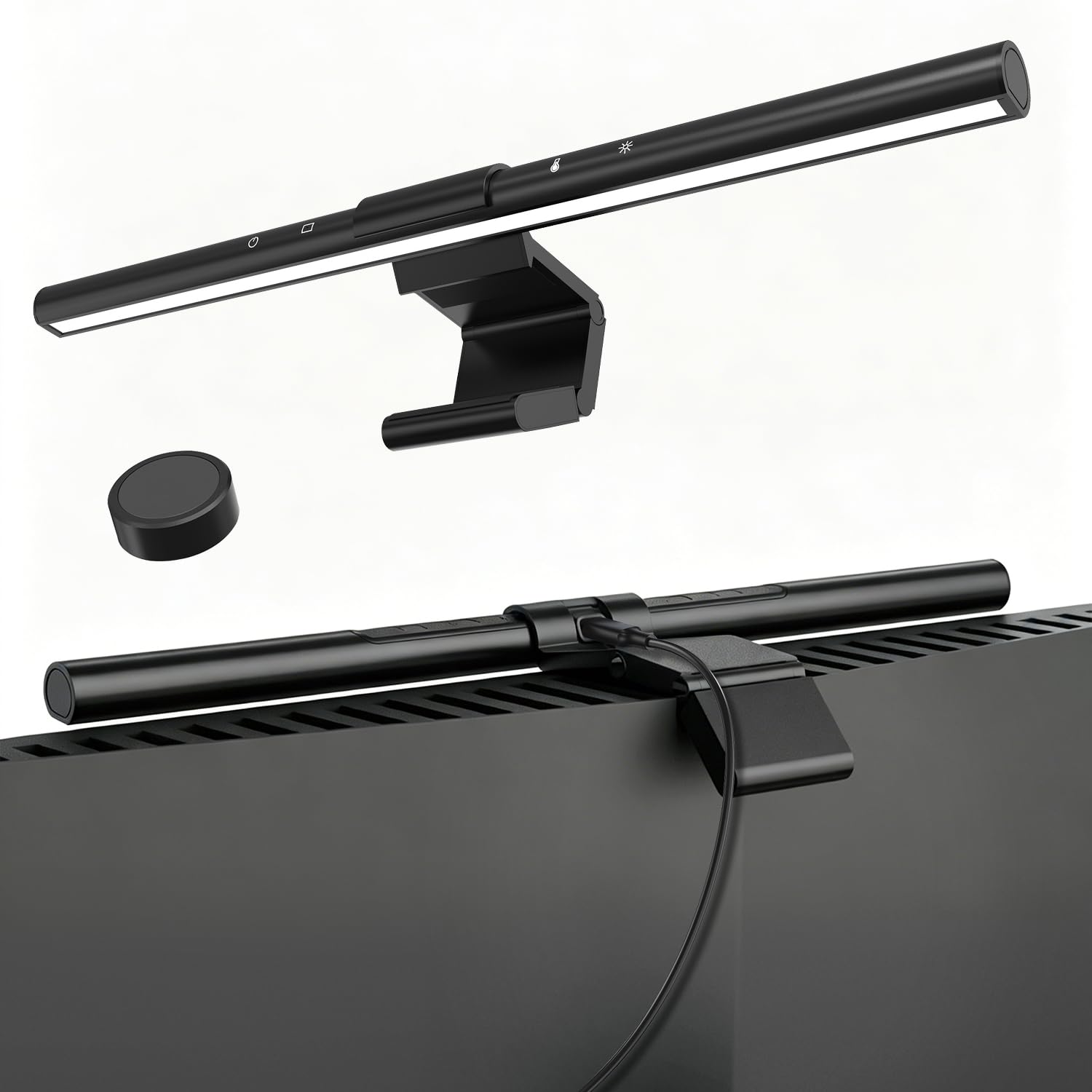 IMIGY Monitor Light Bar, Wireless Remote & Touch Control, Approx 40cm 78LED Ra≥95, Auto Stepless Dimming, Asymmetric Optics Zero Glare, Eye Care for 13"-34" PC Monitors [Energy Class A]