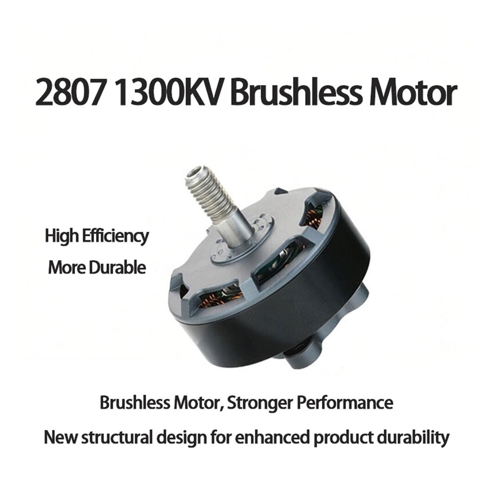 Motore brushless 2807 1300KV per drone a lungo raggio da 7 e 8 pollici | Motore in metallo per fotografia aerea e carichi elevati su droni da 7 e 8 pollici