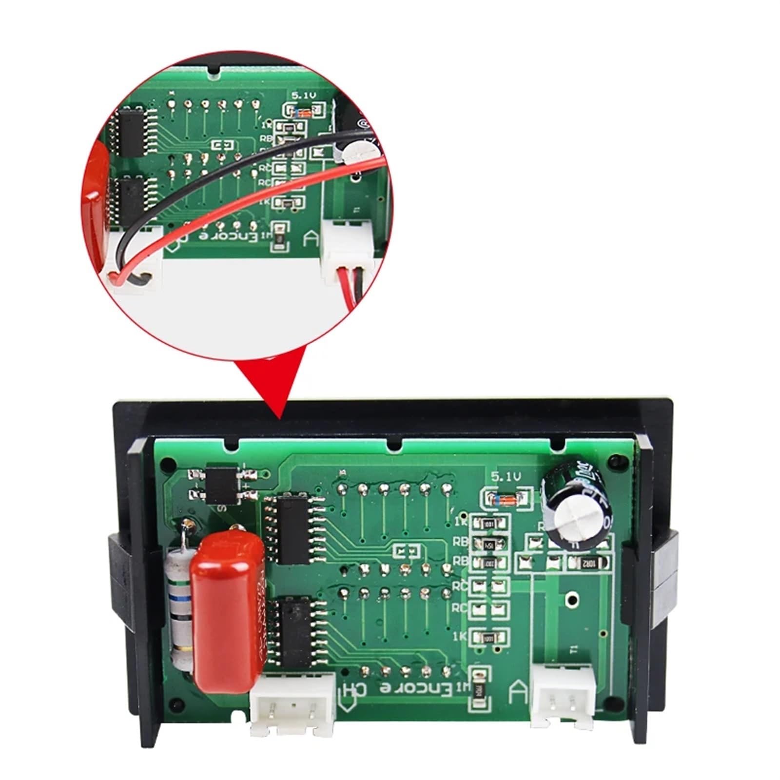 voltímetro, Medidor de voltaje digital doble LED PDM-5035VA AC50-500V D85-5035VA 1 unidad