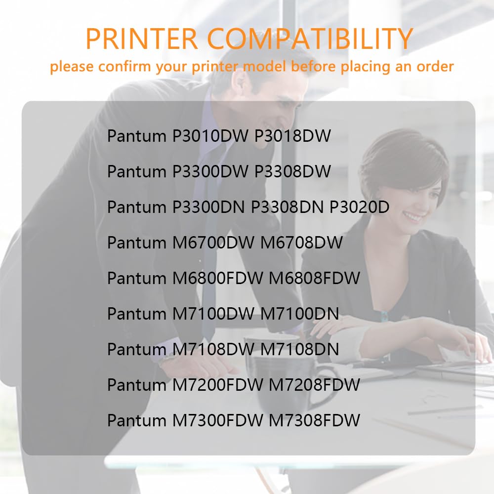 DL-410 DL410 DL 410 Imaging Tamburo Unità Compatibile per Stampante P3300DW P3308DW P3018DW P3020D M6800FDW M6808FDW M7100DW M7108DW M7100DN M7108DN M7200FDW M7208FDW (2 Confezione)
