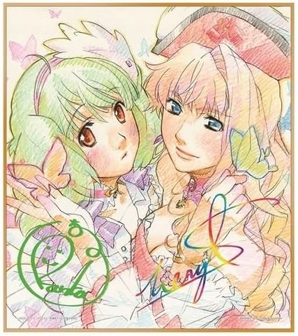 Amazon 一番くじプレミアム マクロスf 春さきどり 歌姫コレクション シェリル ノーム ランカ リー 複製サイン入り色紙 おもちゃ おもちゃ