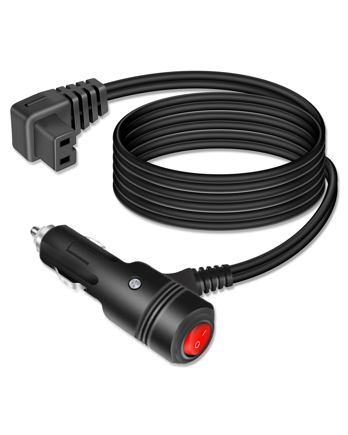GELRHONR 12V Auto-Kühlbox Kabel 14AWG, Zigarettenanzünder Stecker auf DC 12V Kabel mit Schalter, für Kühlbox, Kühlschränken Wohnmobil & Campingzubehör (1.5M/4.9FT)