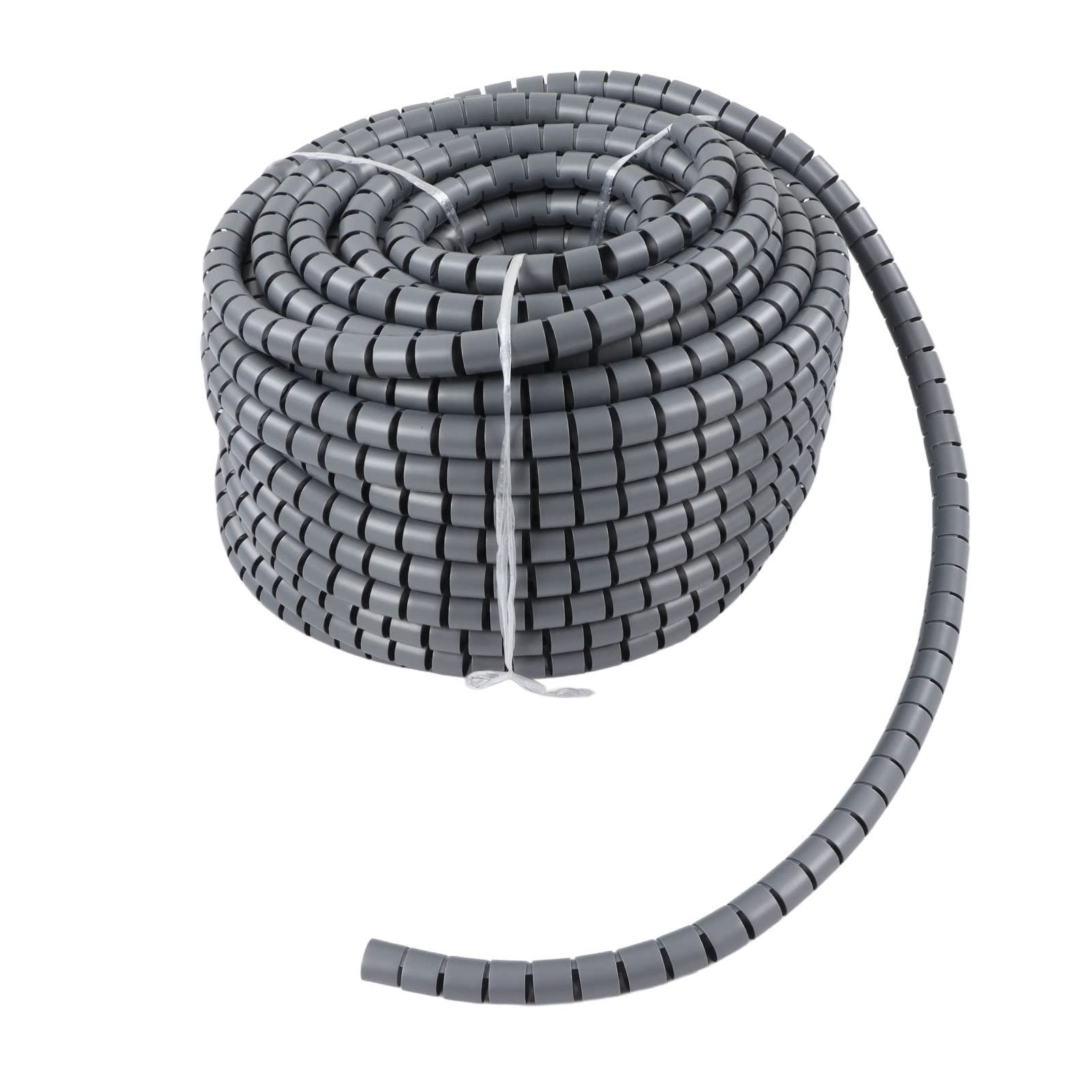 Envoltura de Cable, Enrollado Cable de PE Protector de Envoltura de Cable Funda Tubo de Bobinado de Alambre Flexible Protector de Manguito Paquete de Cable Eléctrico para