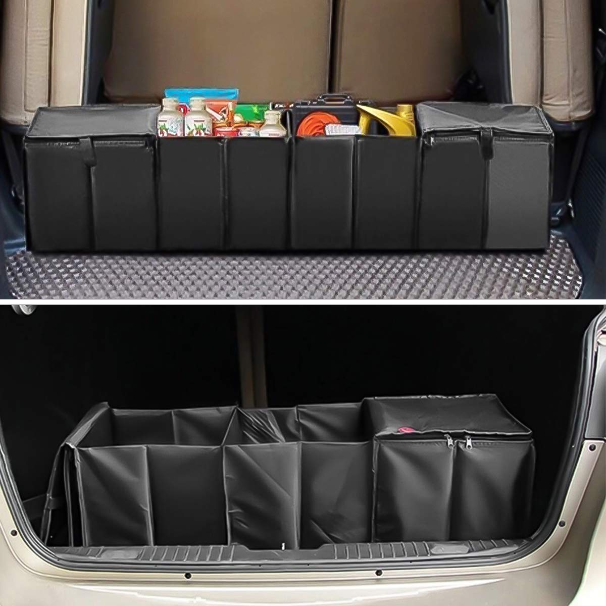 Organizzatore Bagagliaio Auto Ergocar 50L Con Tasche | Portaoggetti Per SUV E Auto - Foto 9