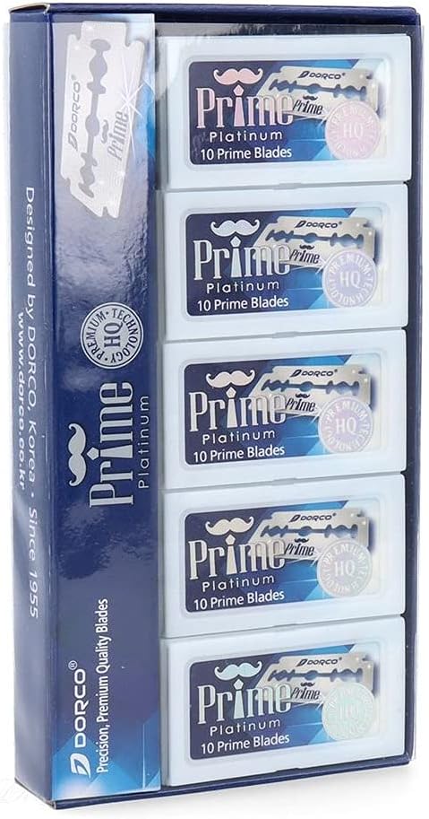 Dorco 100 Piece Prime Double Edge Razor Blades