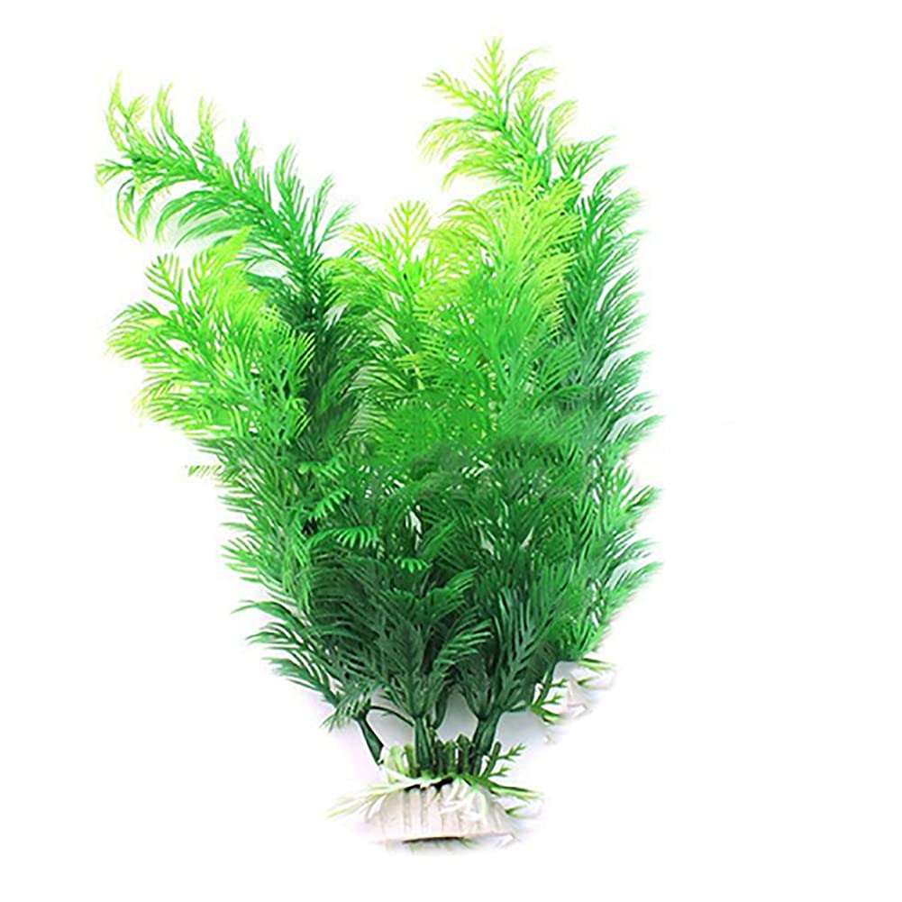 Phoenix B2C UK Artificial Fish Tank Aquarium Decoration Green Plastic Underwater Grass Plant