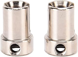 RiToEasysports 1 Pair RC Center Wheel Axle Iron RC Drive Shaft Cup for WLtoys 1 / 10 Remote Control Vehicle 104001 Car Model Accessory
