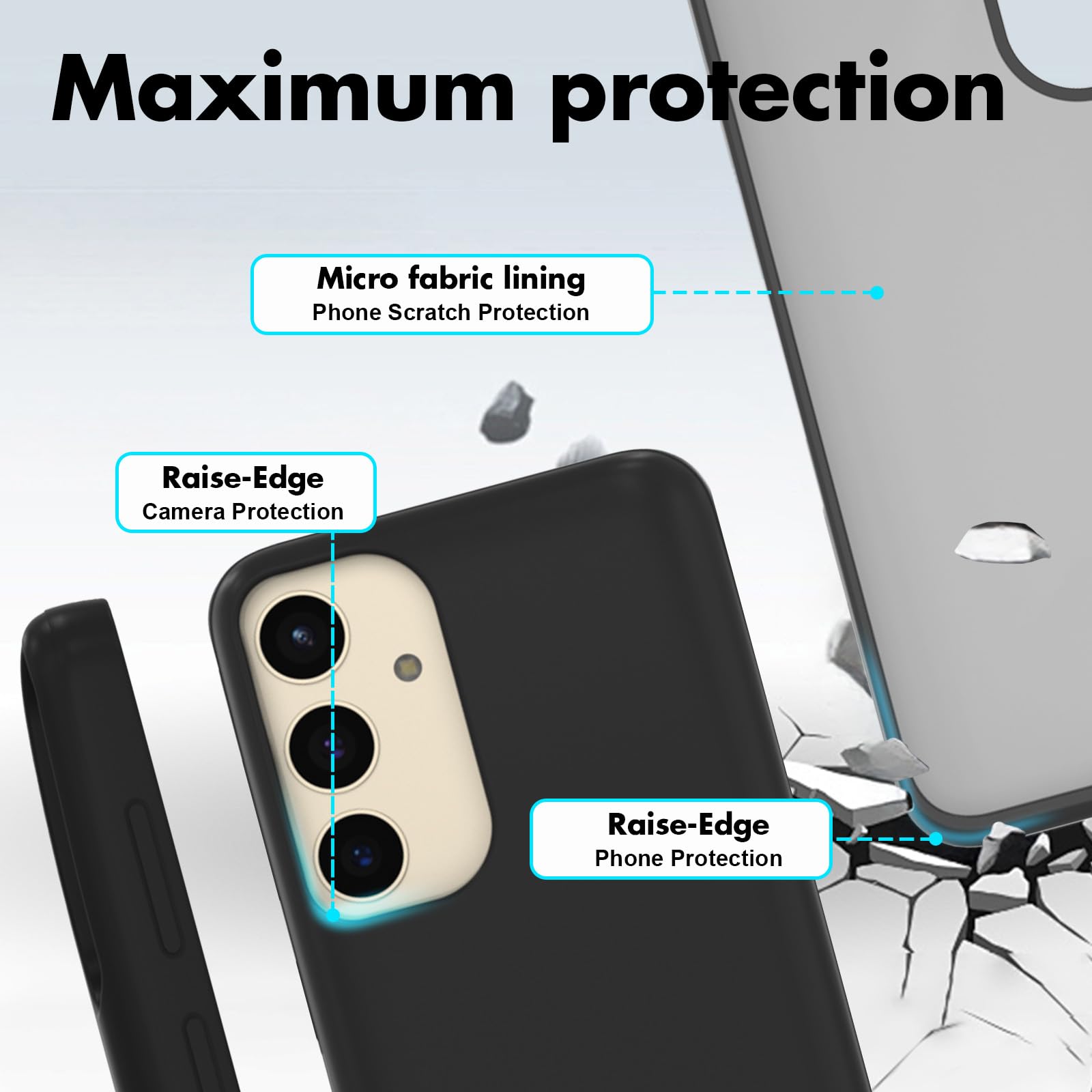 Etui na baterie do Samsung Galaxy S24 czarne
