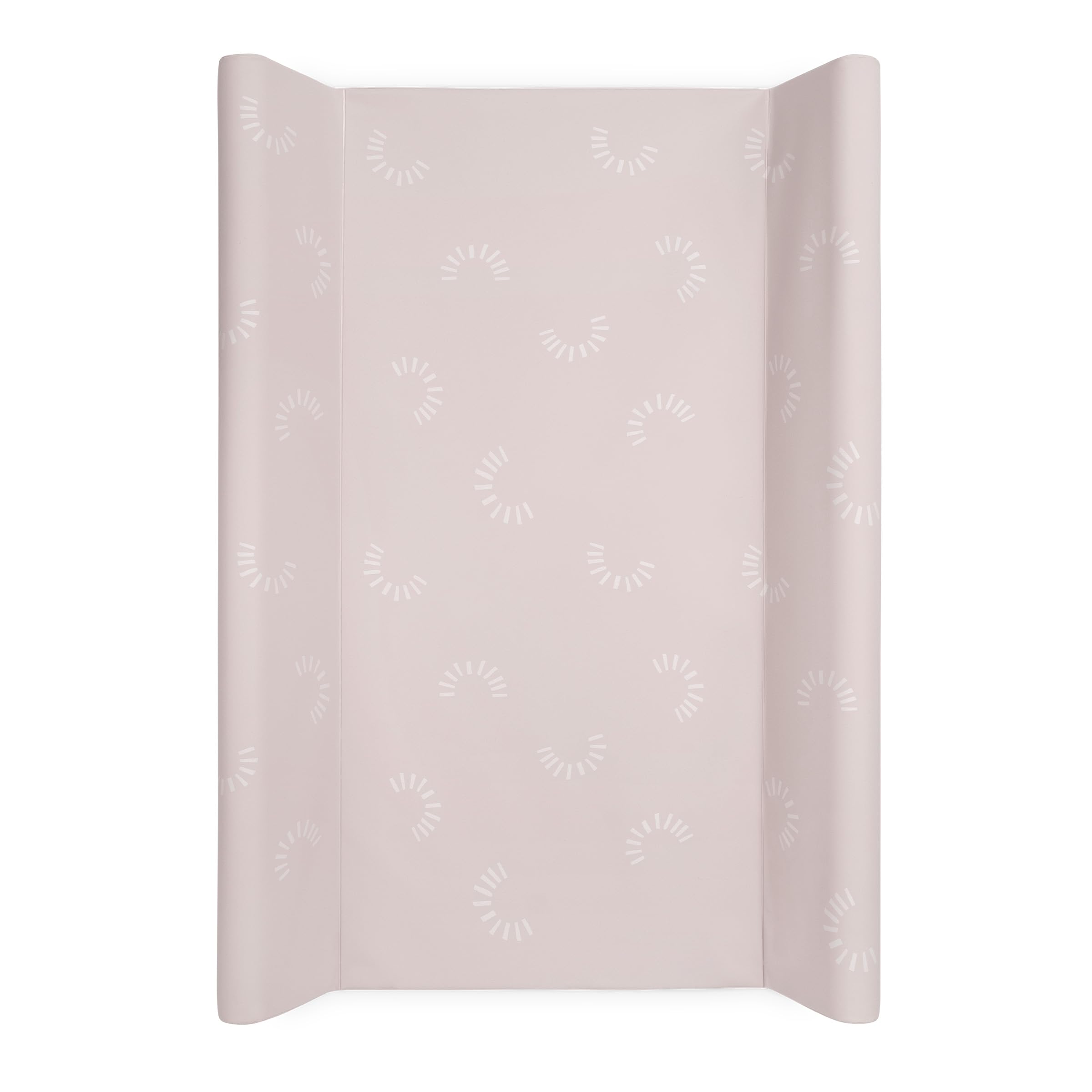 Ehrenkind® Abwaschbare Wickelauflage - Hygienisch, Sicher und Vielseitig in Rosé Gemustert | Wickelauflage 50x70 | Wickelunterlage | Wickeltischauflage abwaschbar