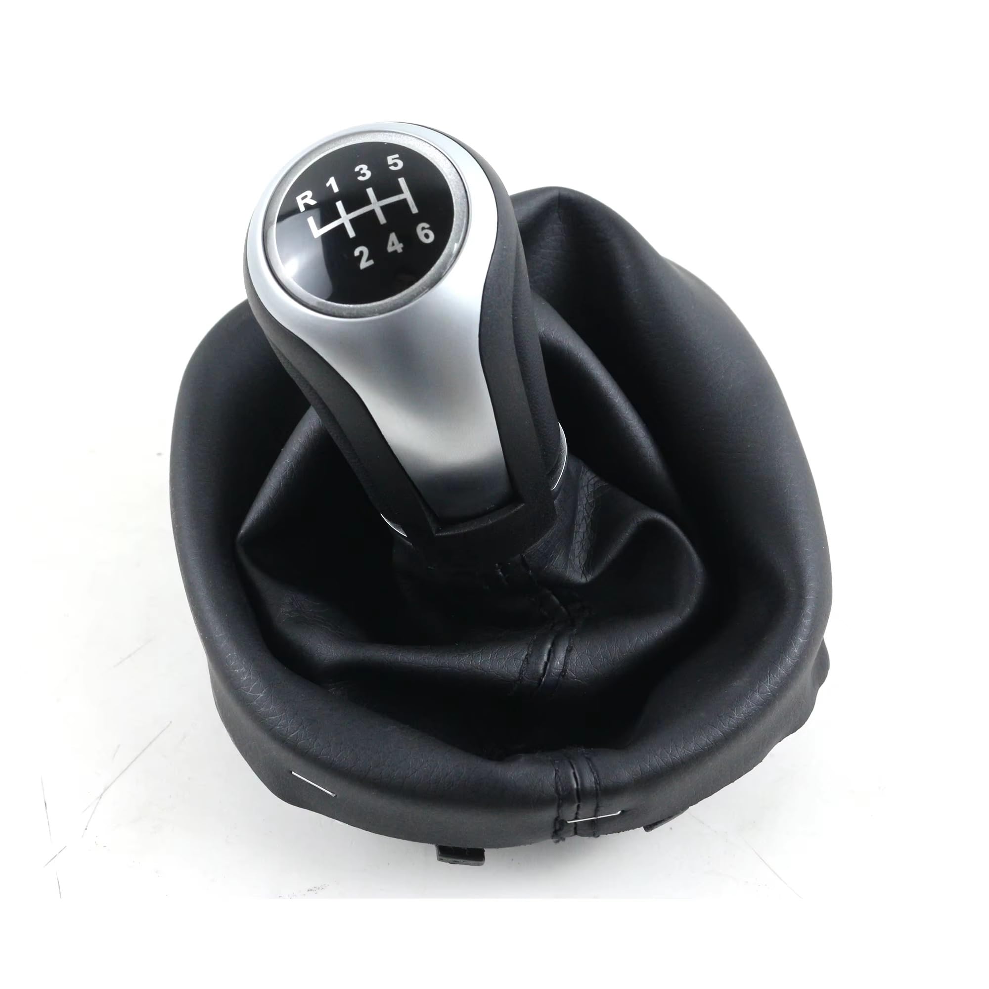 CPDDNGZMKK Gear Shift Knob Lever for Touran 2003-2010 for II MK2 2004-2009 New Gear Shift Knob MT 5/6 Speed with Gaiter Boot Cover