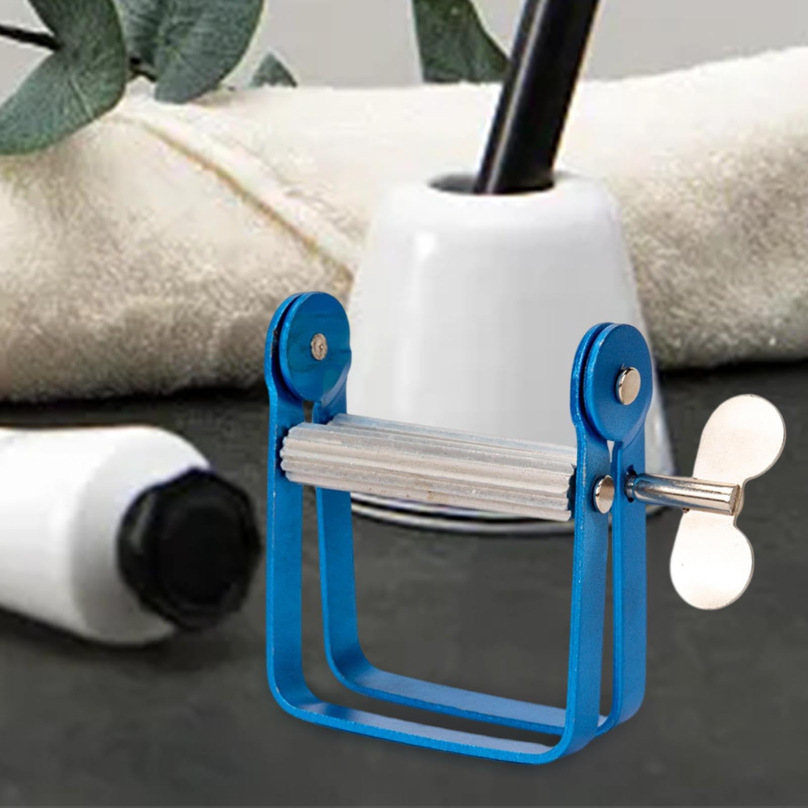 Presse Tube Manuel En Acier Inoxydable - Pour Dentifrice, Crèmes, Peinture, Colle - Compact (6,3x3,4 Cm) - Anti-gaspillage