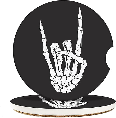 Britimes Posavasos absorbentes para automóvil, paquete de 2 unidades, para portavasos de cerámica, piedra de cerámica de 2.56 pulgadas y base de