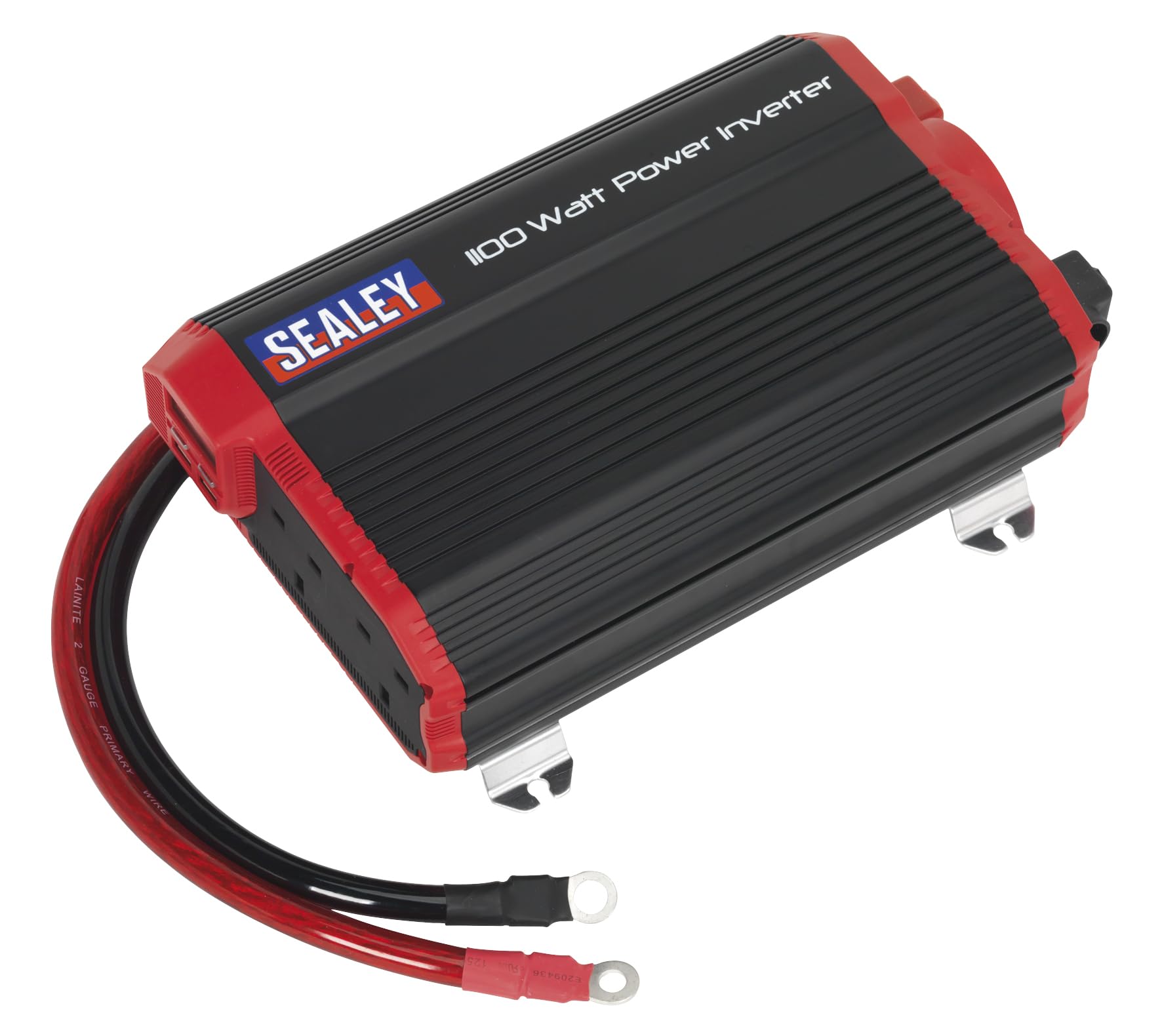 Sealey PI1100 Power Inverter Modified Sine Wave 1100W 12V DC - 230V 50Hz