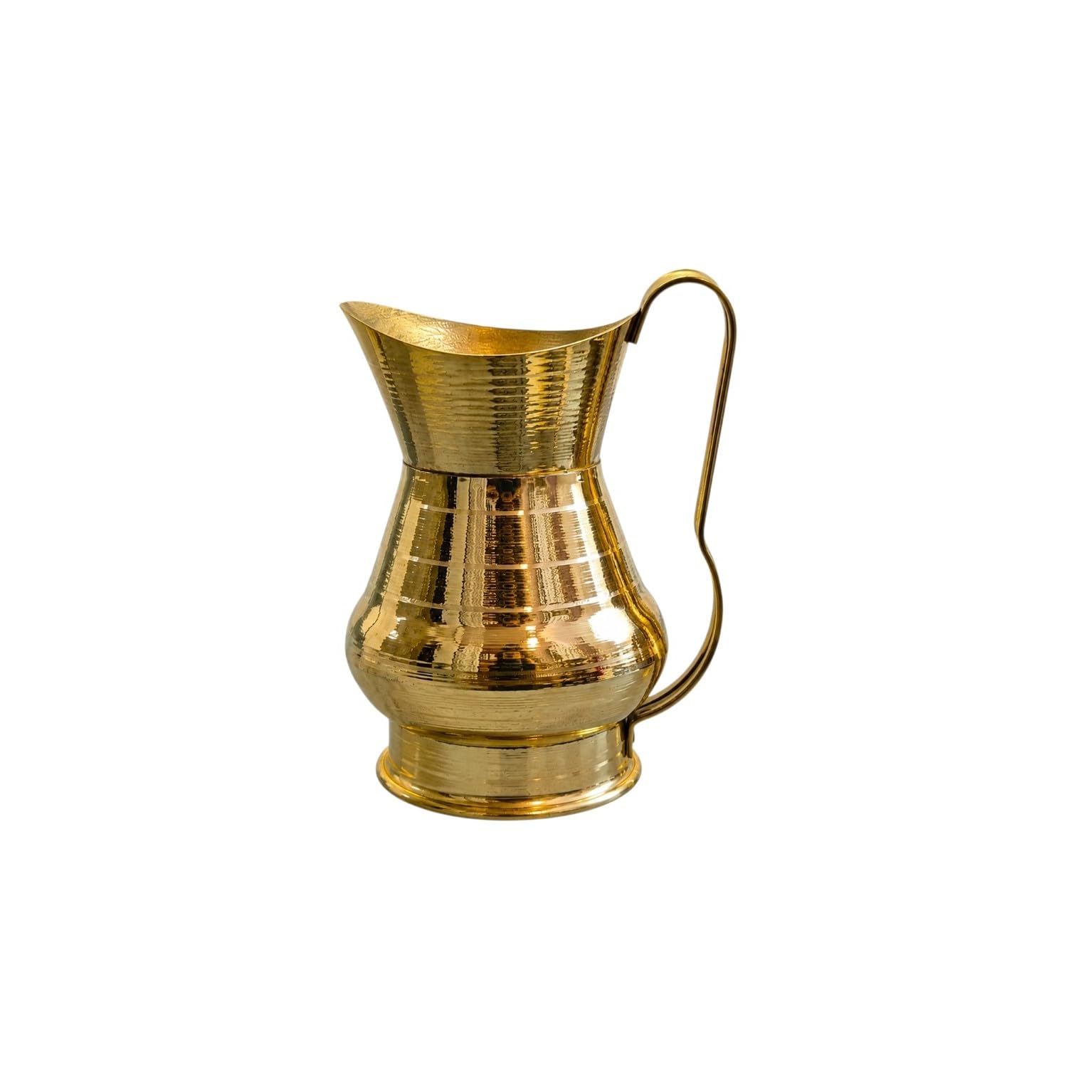 Pure Brass Water Jug for Pooja & Daily Use | Traditional Brass Lota with Handle | Handmade Water Pitcher for Abhishek, Temple Rituals & Home Decor (Small/Medium) (Small)-image-34