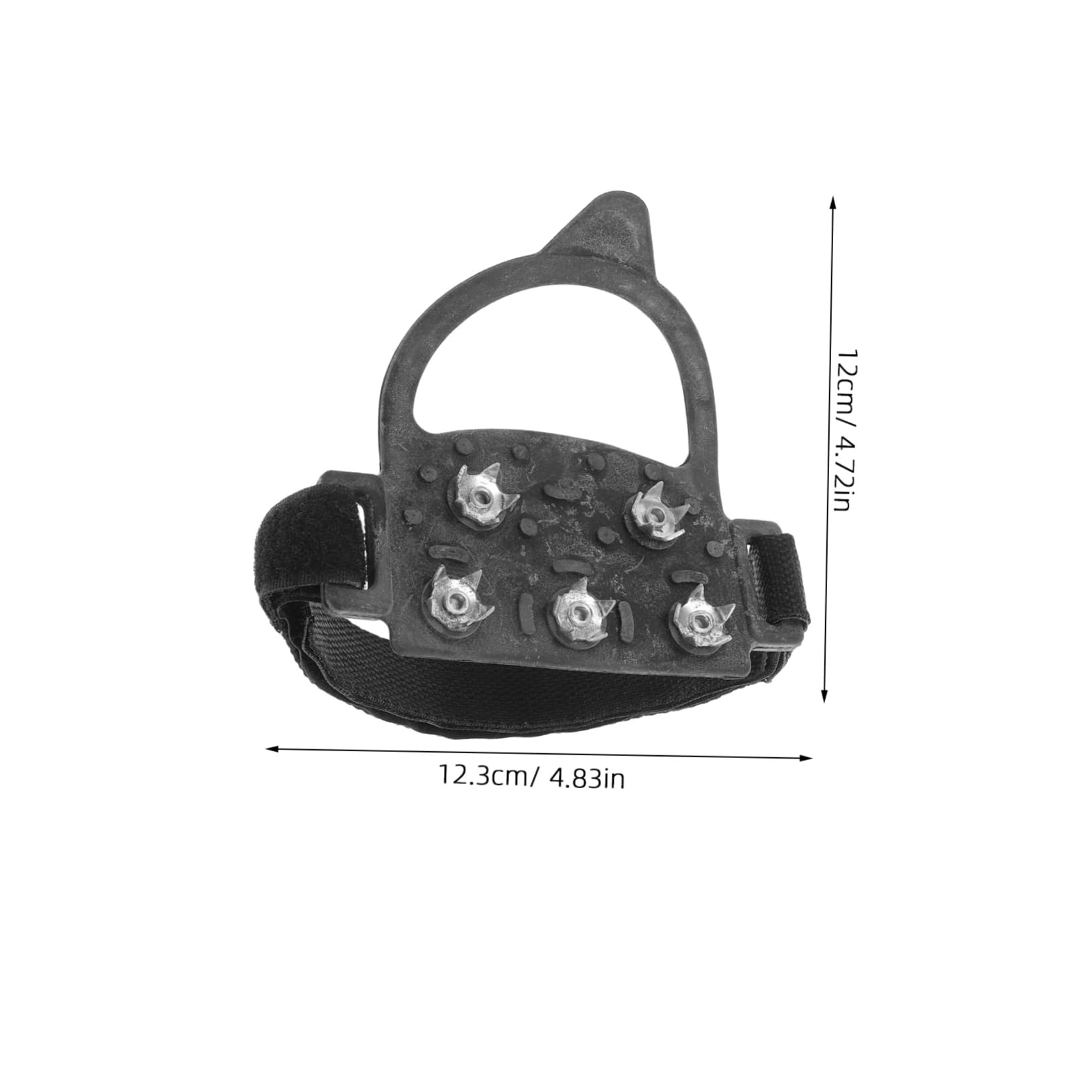 Parliky Outdoor Ice Cleats Lightweight and Portable Traction Cleats for Snow Shoes