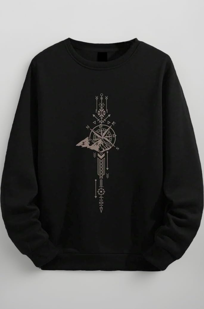 Men's Fleece Round Neck Sweatshirt|Winter wear(Combo)