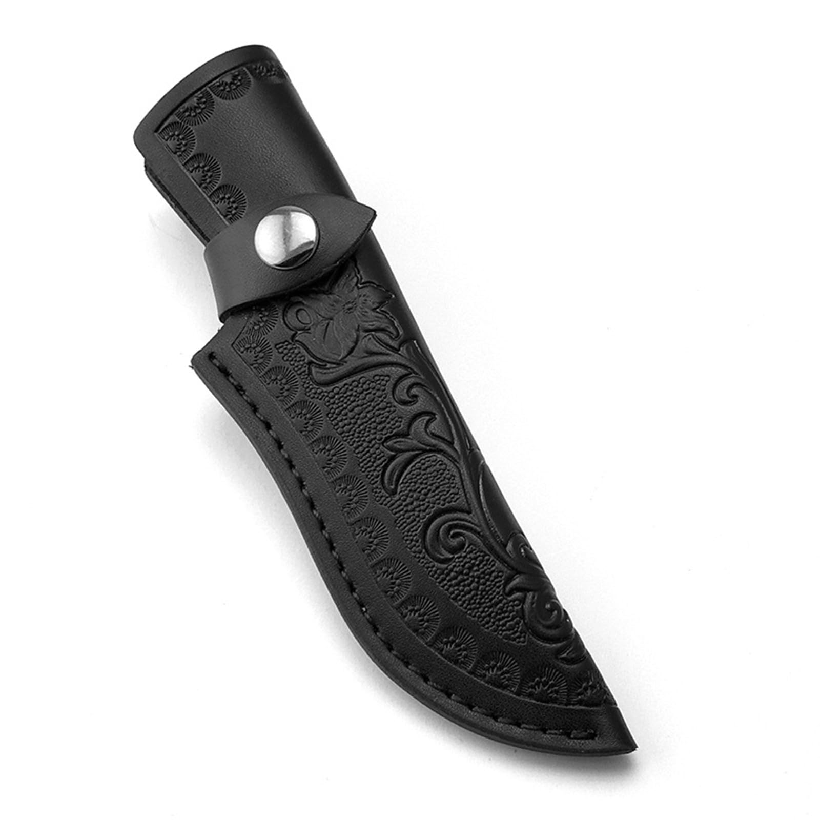 Leather Sheath for Fixed Blade Straight Knife Sheath Bag Scabbard Pouch EDC Outdoor Case Fit Less Than 4.33" Long Blade