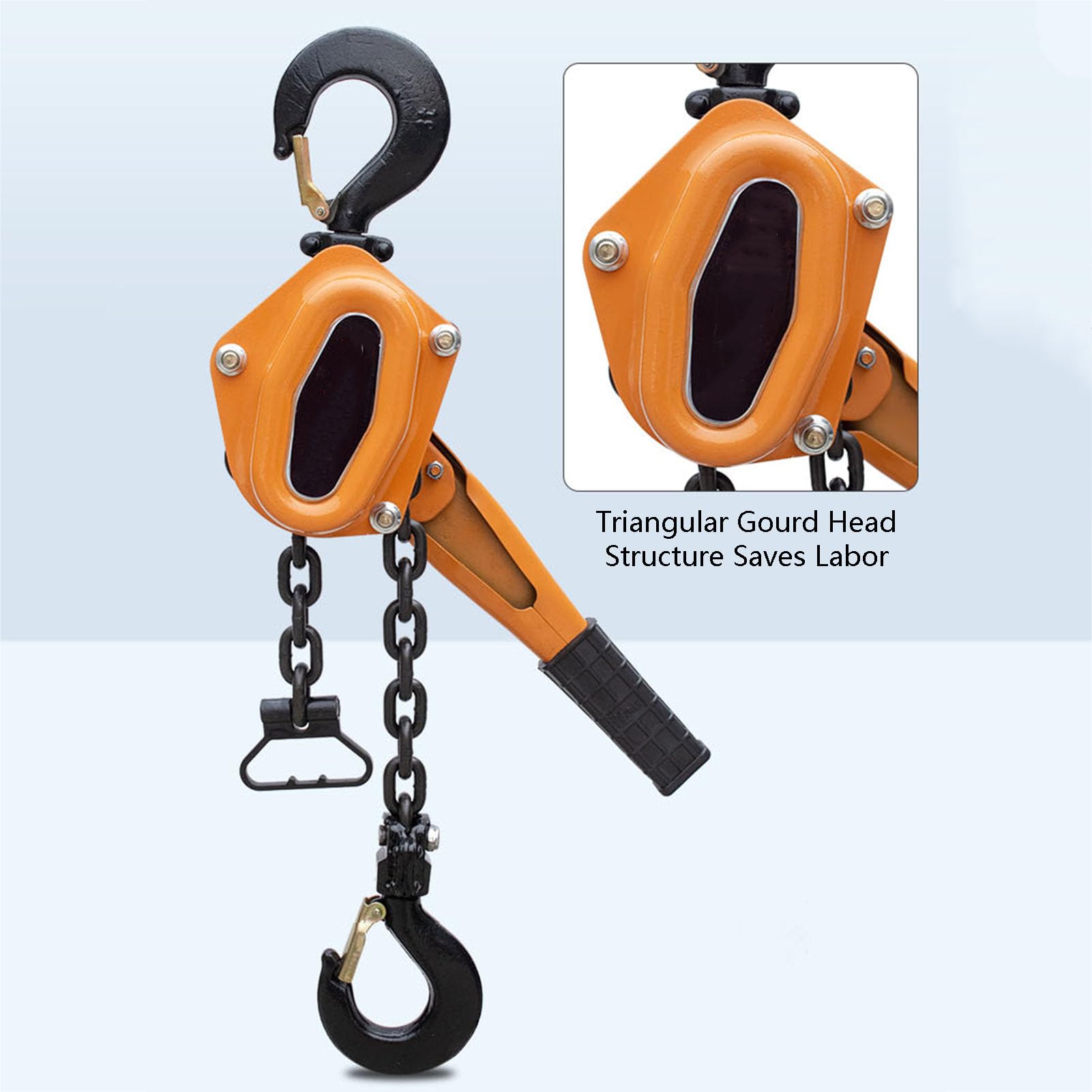 Handkettenzug, Manueller Kettenzug, Handkurbel-Umkehrmechanismus, 1 t bis 6, Last,5 m(1t 1.5m)