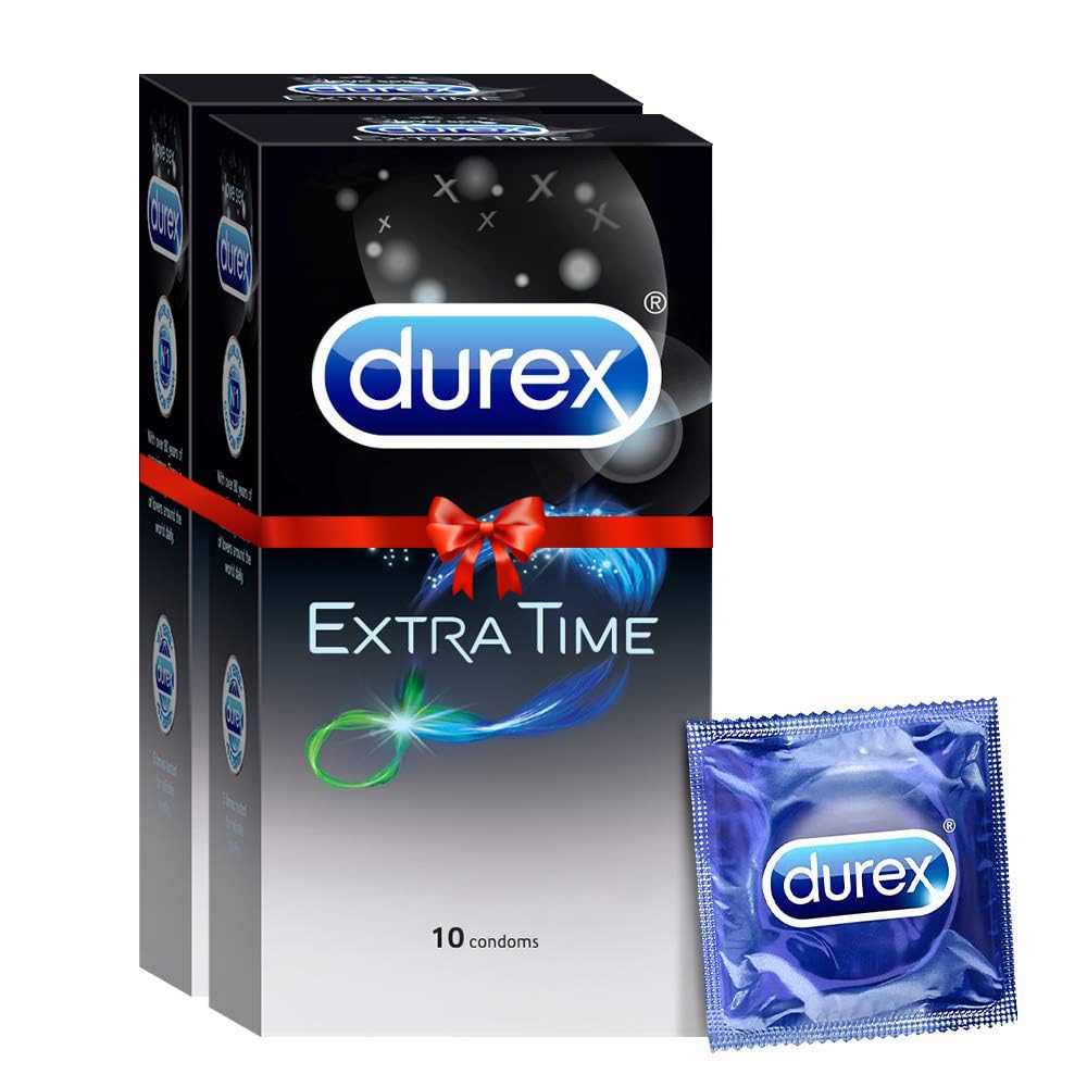 Durex Condoms, Extra Time- 10s (Pack of 2)-image-34